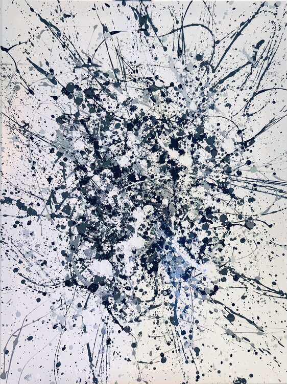 From the series „The A Lightness“ 6 - minimalism monochromatic abstractions Nataliia Krykun