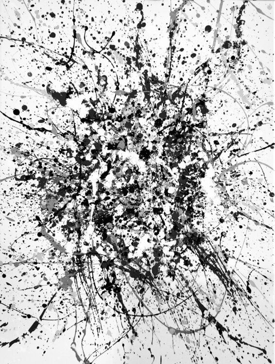 From the series „The A Lightness“ 1 - minimalism monochromatic abstractions Nataliia Krykun