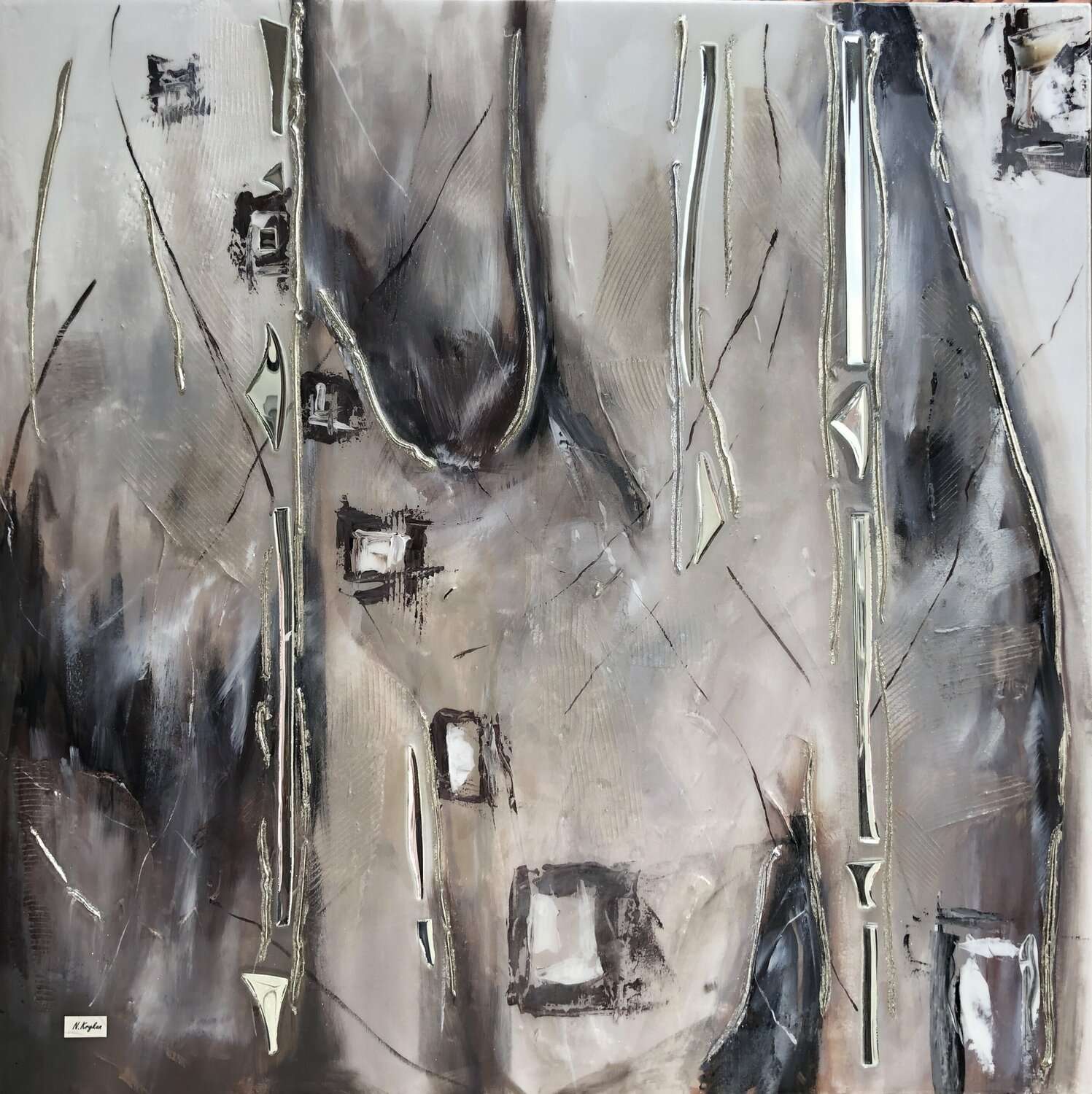 CHOCOLATE BLACK ABSTRACTION Nataliia Krykun