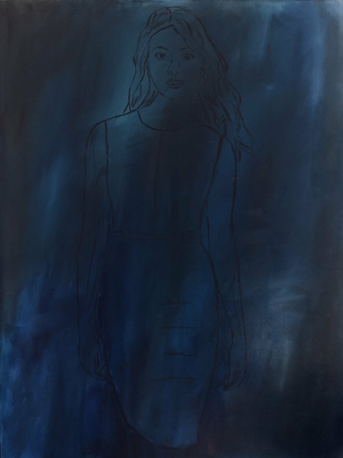 Lady in blue Nataliia Krykun