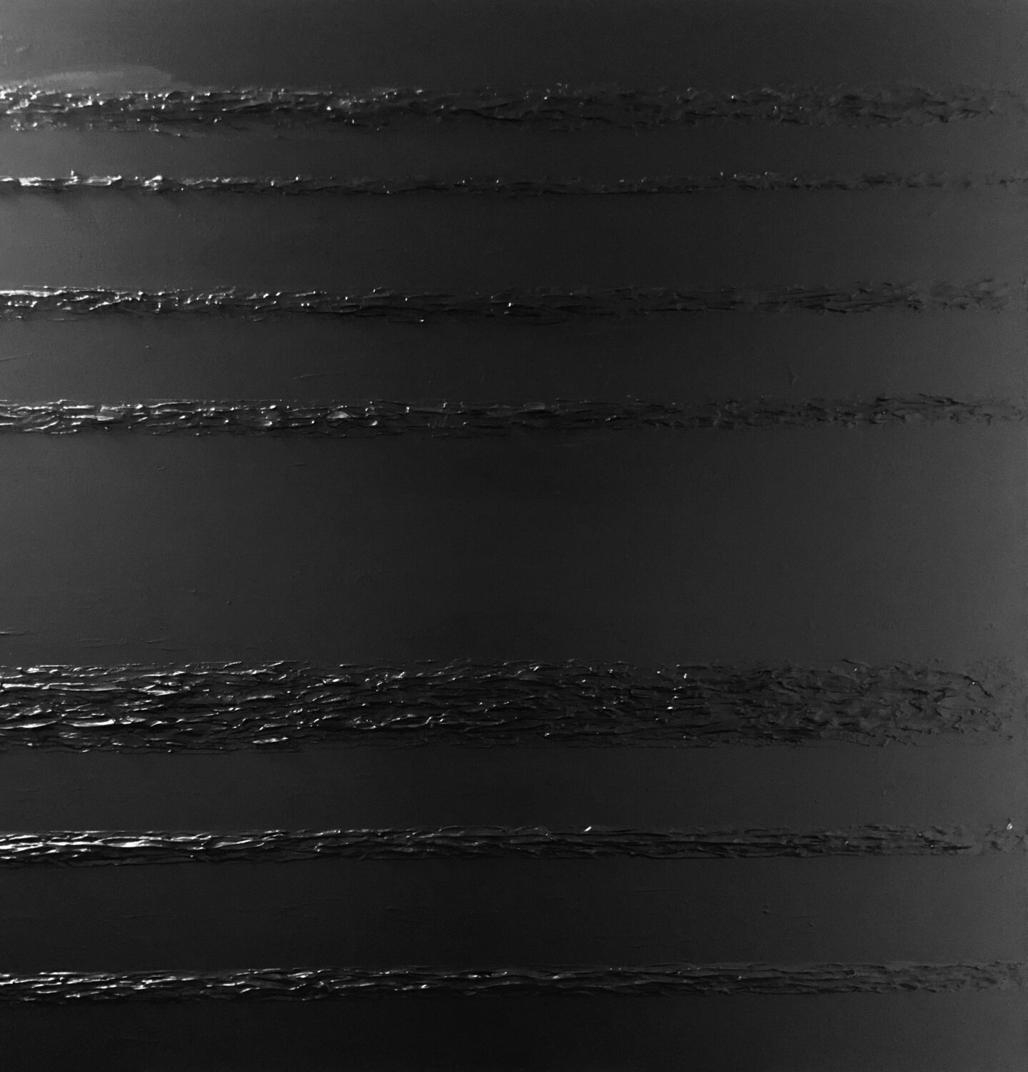 “Black parallel” - 3D textured abstract minimalism Nataliia Krykun
