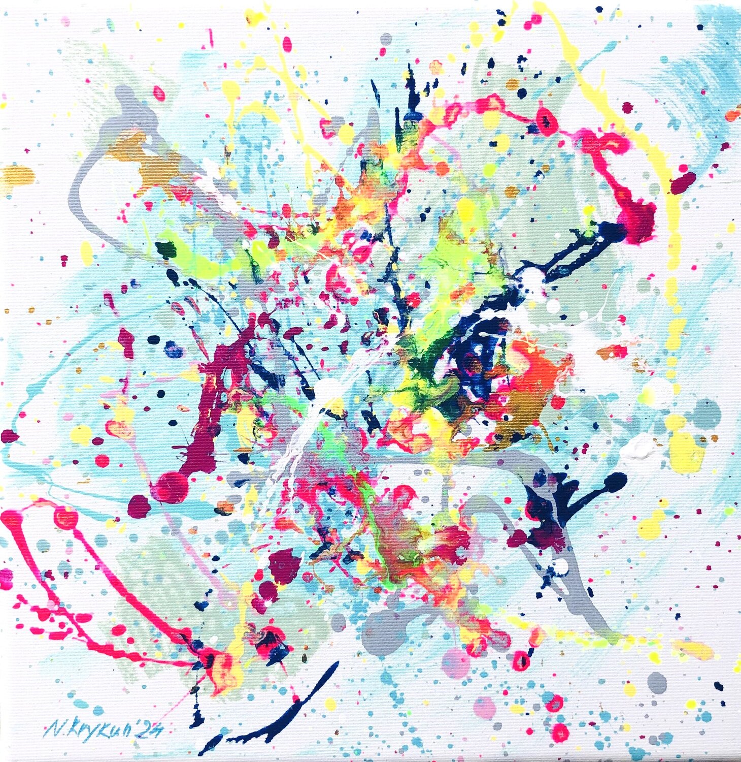 Feeling - colorful abstraction Nataliia Krykun
