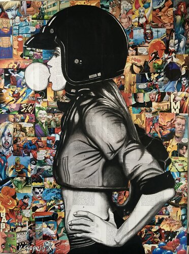 Rocket Queen by Konstantinos Skopelitis, Painting for Sale on Singulart