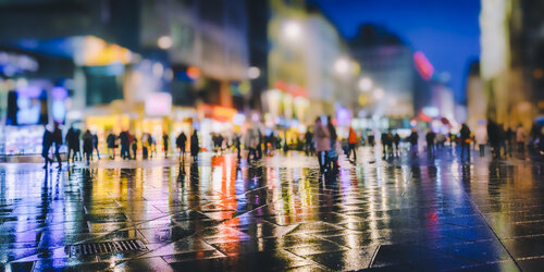 Night streets in the city - Limited Edition of 10 de Igor Vitomirov, Fotografía a la venta en Singulart