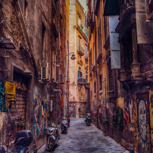 streets of naples#5 de Igor Vitomirov, Fotografía a la venta en Singulart