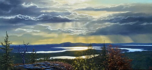 KUUSAMO von Igor Dubovoy, Malerei kaufen auf Singulart
