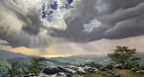 The rain is going away von Igor Dubovoy, Malerei kaufen auf Singulart