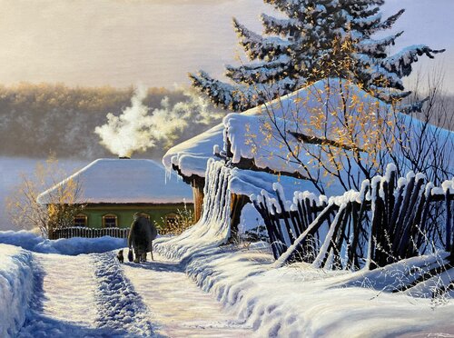 Winter von Igor Dubovoy, Malerei kaufen auf Singulart