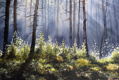 Light von Igor Dubovoy, Malerei kaufen auf Singulart