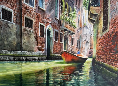 Venise morning von Igor Dubovoy, Malerei kaufen auf Singulart
