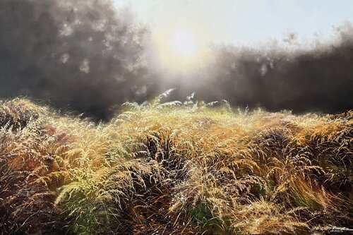 Meadow grass by Igor Dubovoy, 회화 for Sale on Singulart