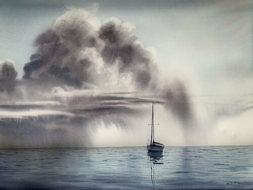 Yacht von Igor Dubovoy, Werk auf Papier kaufen auf Singulart