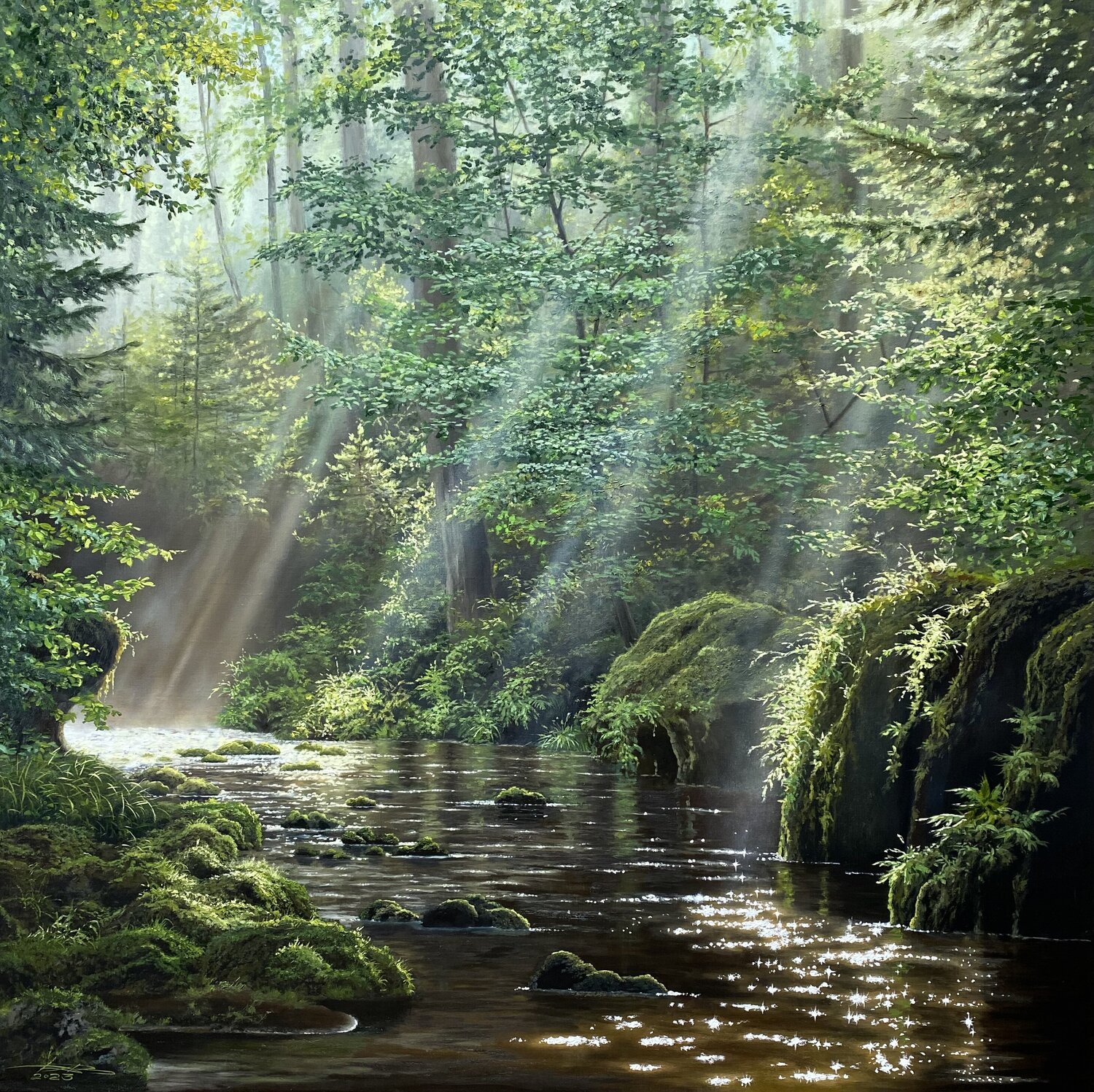 Forest stream Igor Dubovoy
