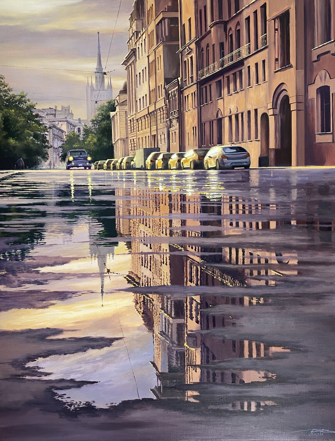 After the raine. Moscow Igor Dubovoy