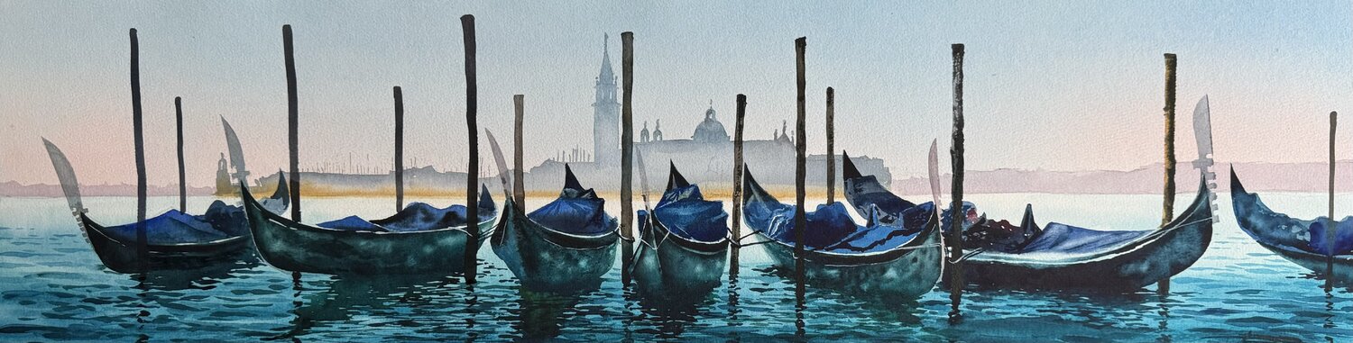 Gondolas. Venice. Igor Dubovoy
