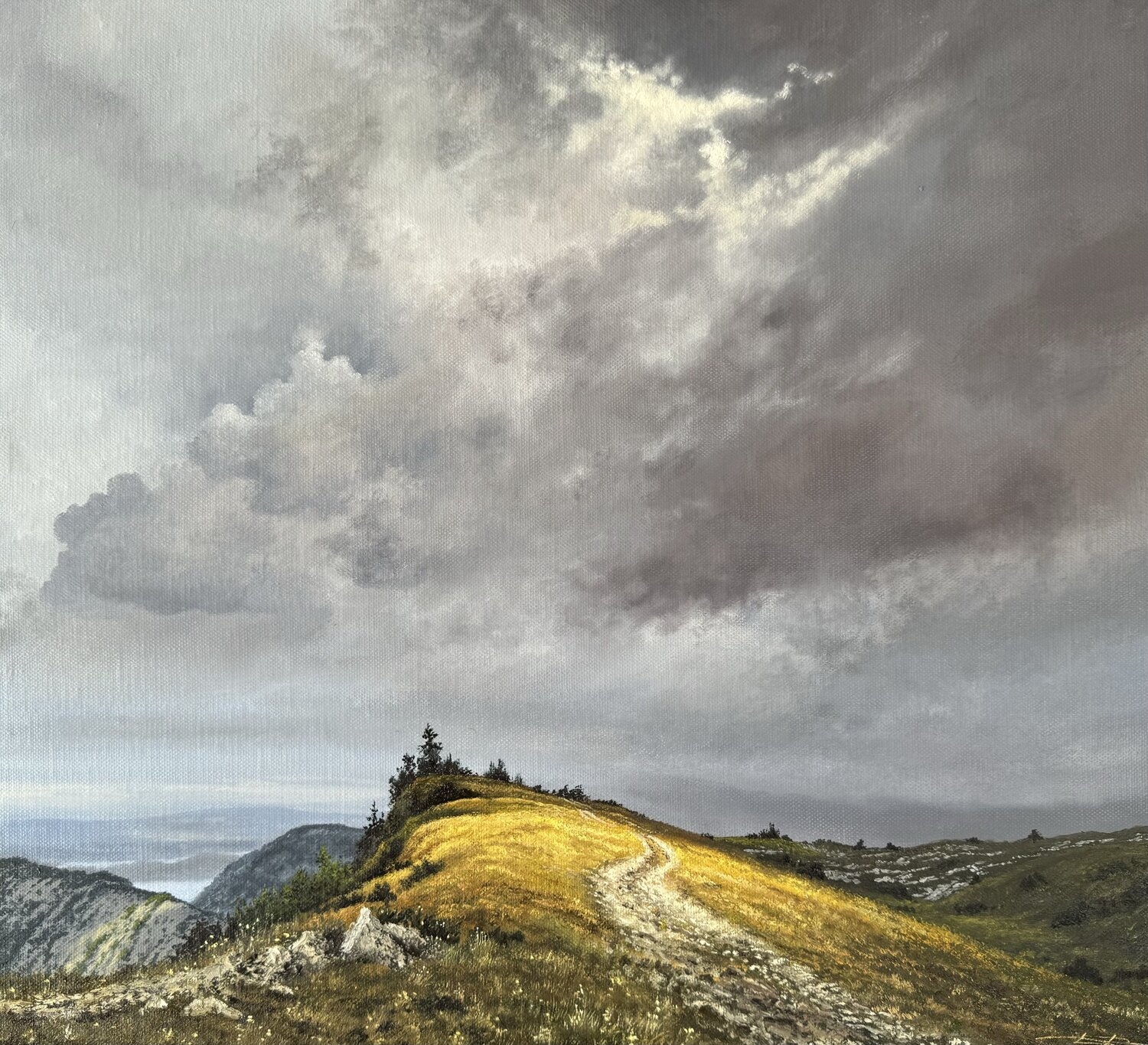 In the mountains Igor Dubovoy Originalgemälde zu verkaufen