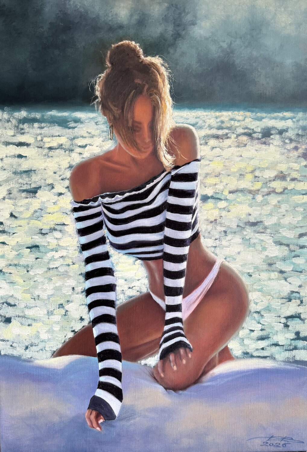 Summertime Igor Dubovoy Original painting for sale