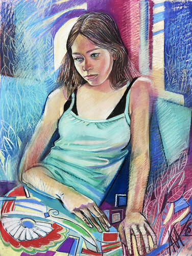 Golden Hour van Anna Artemenko, Schilderij te koop op Singulart