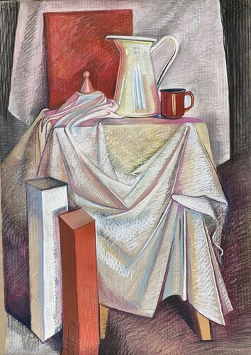 Red and White van Anna Artemenko, Schilderij te koop op Singulart