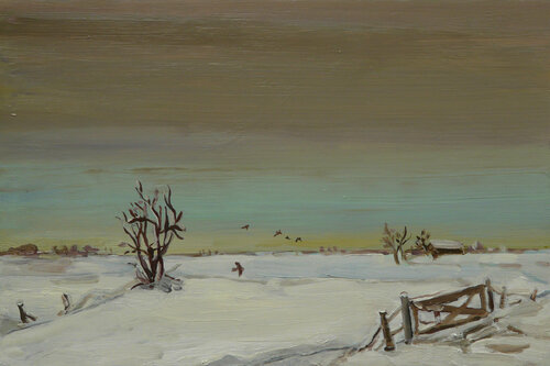 Lowlands - Birds van Alice Brasser, Schilderij te koop op Singulart