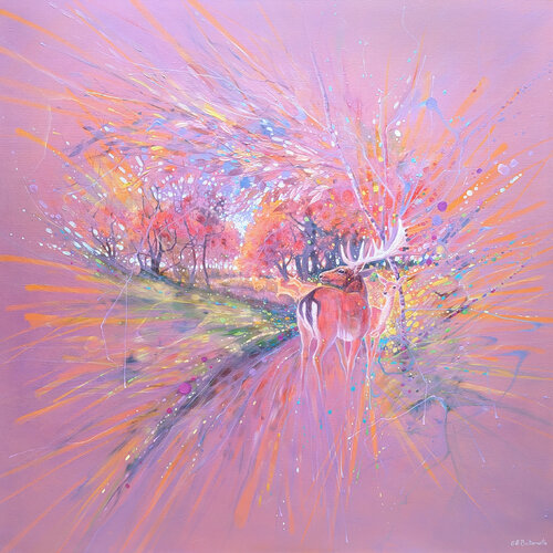 The Story Unfolding van Gill Bustamante, Schilderij te koop op Singulart