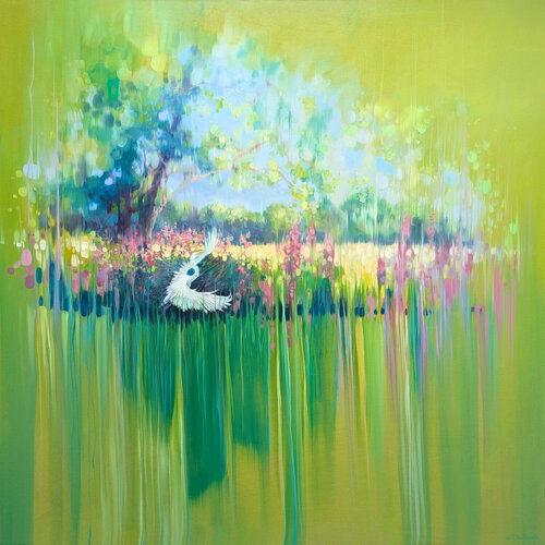 Summer Fading by Gill Bustamante, Painting for Sale on Singulart