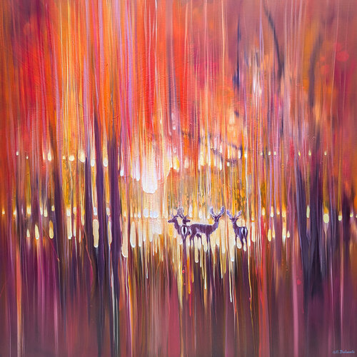 Autumns Veil van Gill Bustamante, Schilderij te koop op Singulart