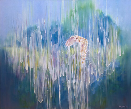 The Owls Symphony van Gill Bustamante, Schilderij te koop op Singulart