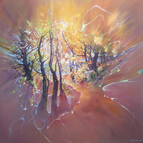 Wild Wild Wood van Gill Bustamante, Schilderij te koop op Singulart