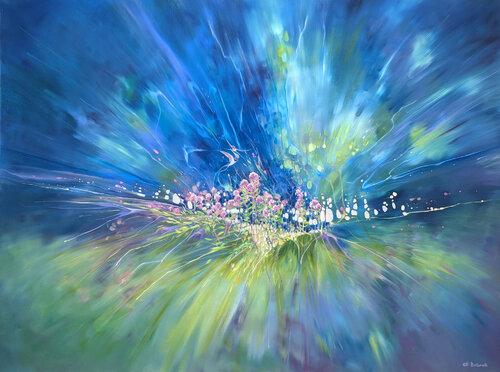 One Enchanted Summer de Gill Bustamante, Pintura a la venta en Singulart