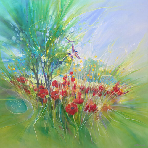 Summer Harbingers van Gill Bustamante, Schilderij te koop op Singulart
