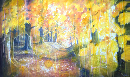 The Autumn Portal van Gill Bustamante, Schilderij te koop op Singulart