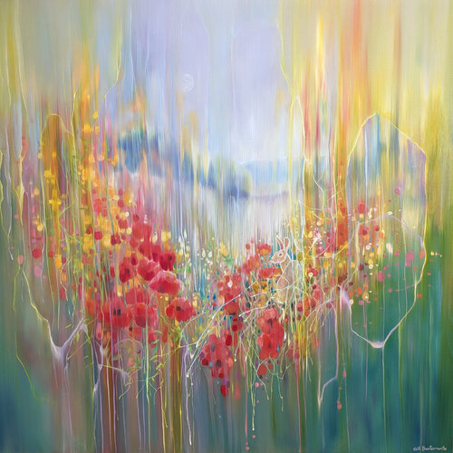 The Hares Summer Song de Gill Bustamante, Pintura a la venta en Singulart