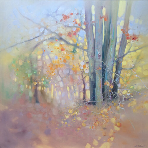Ashdown Forest Path by Gill Bustamante, Painting for Sale on Singulart