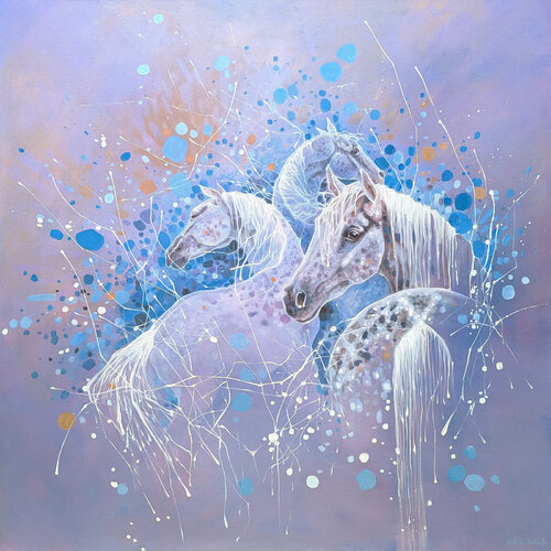 Equine Spell de Gill Bustamante, Pintura a la venta en Singulart