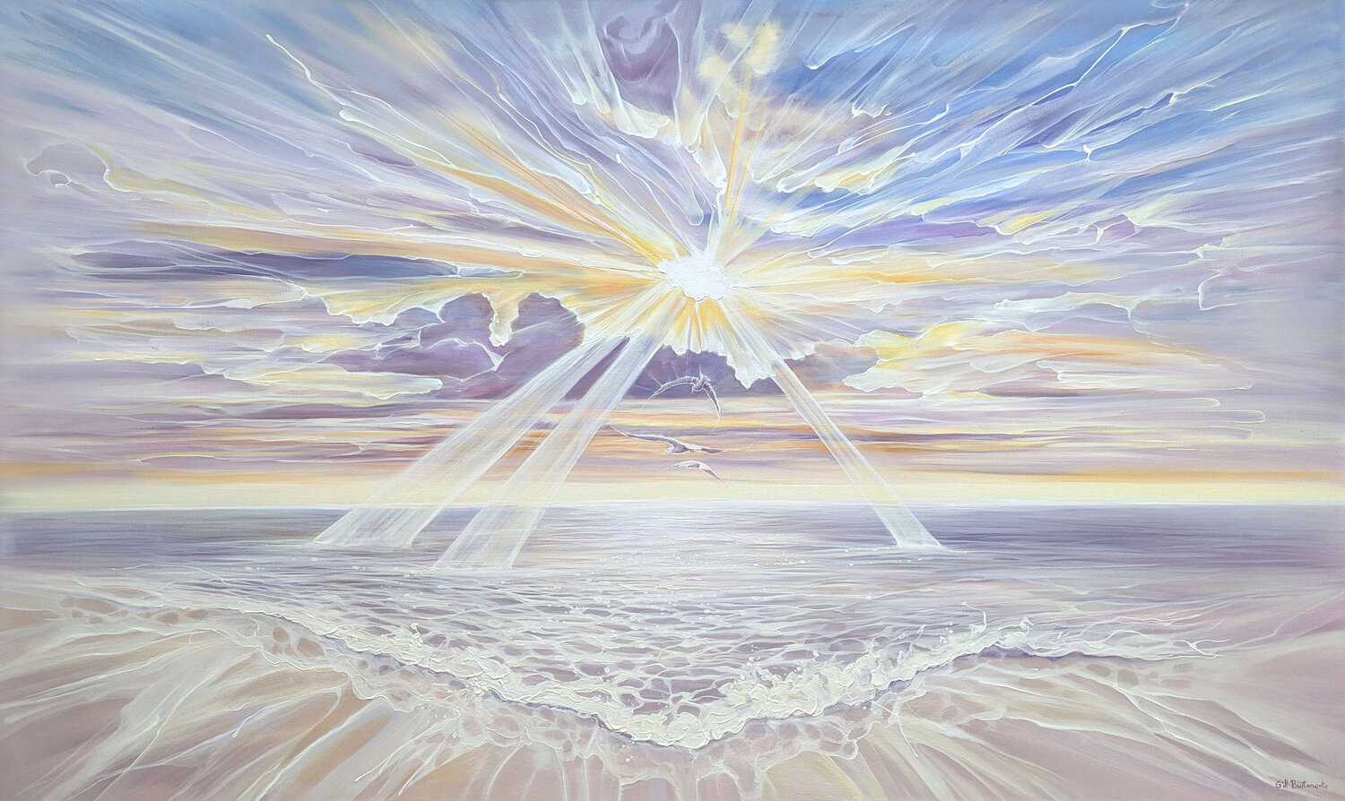 The Invitation, a large seascape Gill Bustamante
