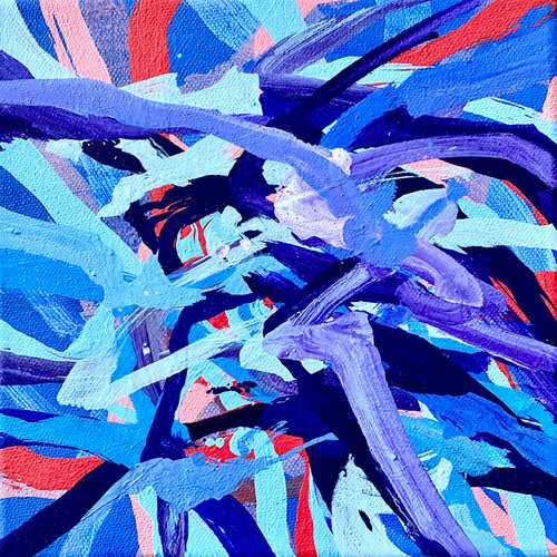 On This Road 5 van Lacey Kim, Schilderij te koop op Singulart