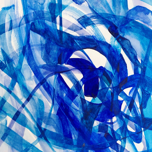 Flow 10 van Lacey Kim, Werk op papier te koop op Singulart