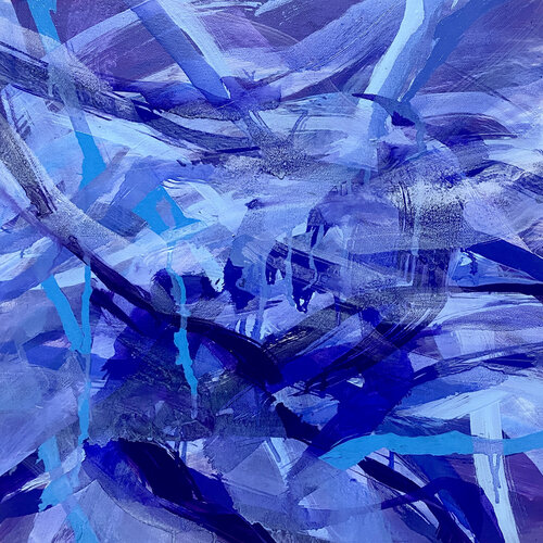 Intertwing Moments 1 by Lacey Kim, Painting for Sale on Singulart