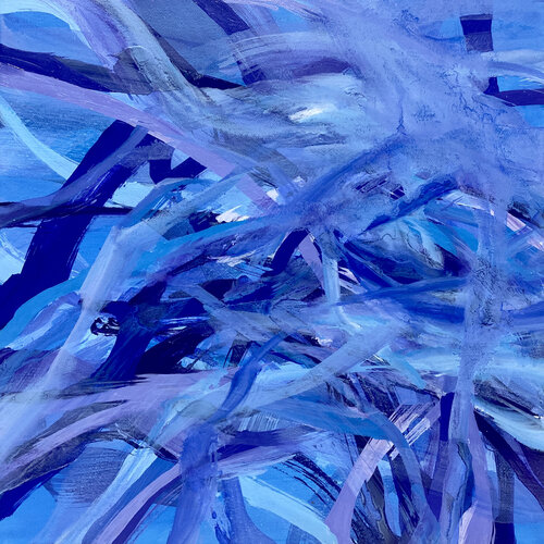 Intertwing Moments 3 by Lacey Kim, Painting for Sale on Singulart