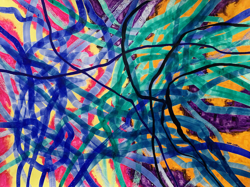 Looking Back 1 by Lacey Kim, Work on Paper for Sale on Singulart