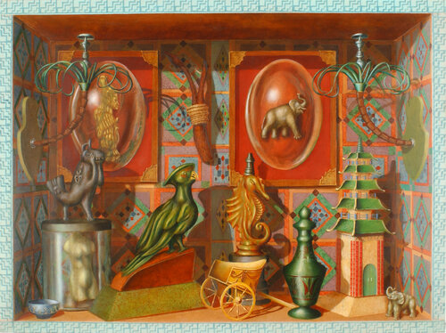 A Souvenir Case van Steve Levin, Schilderij te koop op Singulart