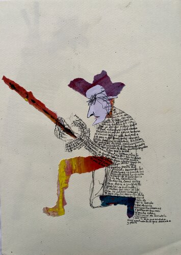Sancho Panza by Victoria Quijano, Work on Paper for Sale on Singulart