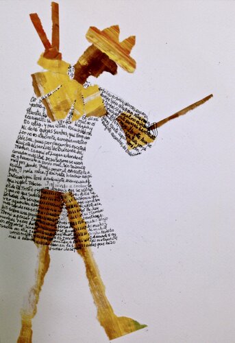 Don Quijote by Victoria Quijano, 종이 for Sale on Singulart