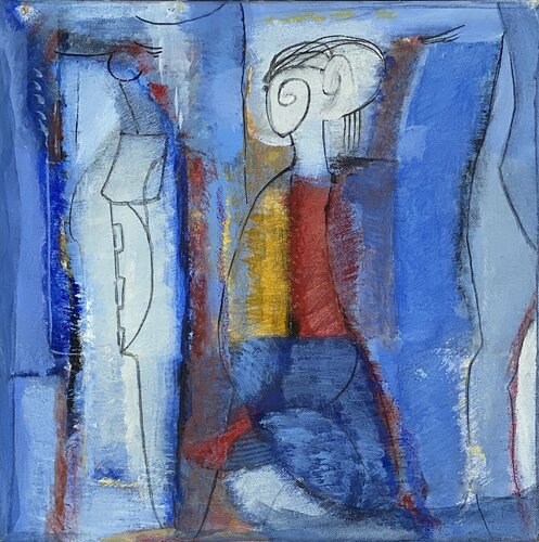 Monologo 3062 van Victoria Quijano, Schilderij te koop op Singulart