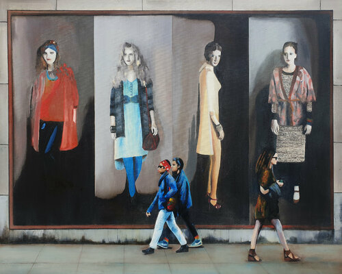 selfridges by Miguel Moran, 회화 for Sale on Singulart