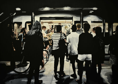 kopenhagen 28-05-2014  04.36PM by Miguel Moran, 회화 for Sale on Singulart