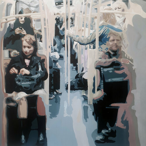 berlin 04-10-2018  10.06 am di Miguel Moran, Pittura in vendita su Singulart