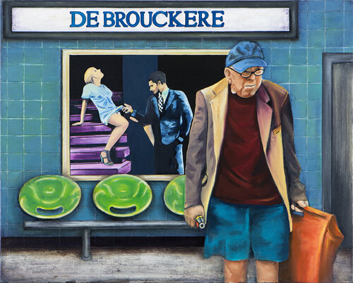 de brouckere van Miguel Moran, Schilderij te koop op Singulart