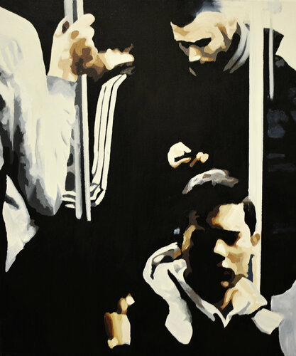 rotterdam 30-12-2013 05.16pm part1 by Miguel Moran, 회화 for Sale on Singulart